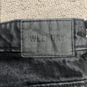 Weekday Relaxed Fit Washed Dark Denim 31/32